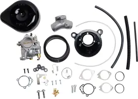 110-0146 S&s Cycle Super E Carburetor With Stealth Air Cleaner Kit - Gloss Black
