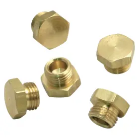 70434 S&s Cycle And 11-2092 Brass Threaded Bowl Plug #34