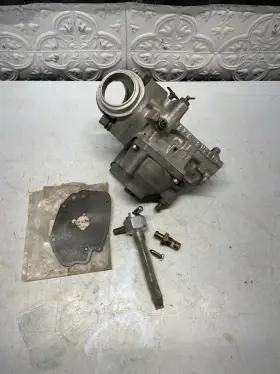 J2943 S&s Cycle Harley Davidson Cycles Super B 81 Carburetor And Nos Pingel Petcock