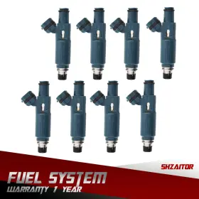 23250-50040 Shzaitor Ie69459es Fuel Injectors For Toyota 4runner Tundra Land Cruiser Sequoia 8 Pcs
