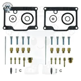 Pitt488crk9799 Speedauto 2pcs Carburetor Repair Rebuild Kit For Polaris Indy Trail Touring 488 97-99 - Us