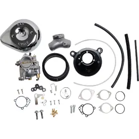 1100145 Sscycle S&s Cycle Super E Carburetor With Stealth Air Cleaner Kit