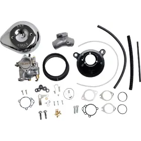 1100149 Sscycle S&s Cycle Super E Carburetor With Stealth Air Cleaner Kit
