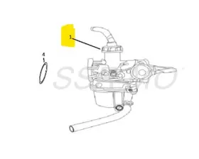 A00328-12-00 Ssr Oem Pitbike Complete Carburetor Assembly Sr70 Sr110