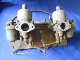 Auc868 Su Carburetor Orig H4 Carb Setup W Manifold Linkage Heat Shield Core Mg Magnette Mga