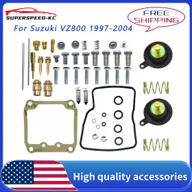 26-1703 Superspeed-kc New Carburetor Carb Repair Kit With Air Cut Off Valve Fits Suzuki Vz800 1997-2004