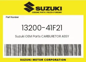 13200-41f21 Suzuki Genuine Carburetor Assy -