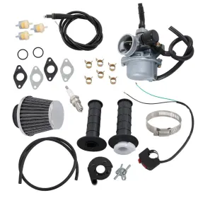 5852250 Tectech Carburetor Air Filter Throttle Handle Grips Cable For 50cc 70cc 90cc 110cc 125cc