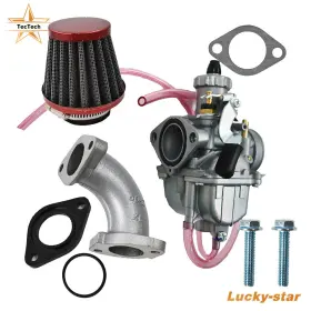 Luc1237902 Tectech For 110cc 125cc Ssr Crf Sunl Taotao Pit Bike Vm22 Carburetor Air Filter Intake
