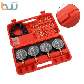 Bw907060th Tinvhy Fuel Vacuum Carburetor Synchronizer Kit Sync Gauge Set Adjustable Balancer