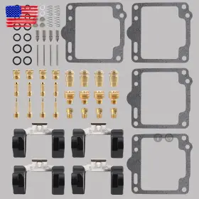 Topgearsltd 710414557716 4 New For Suzuki Gs550 Gs 550 Carburetor Repair Kit Diaphragm Float Jetting