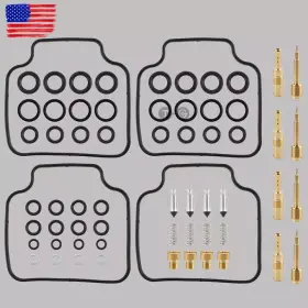 Topgearsltd 710414573518 4 X Carburetor Rebuild Kit Cb650sc For 1983-1985 Honda Nighthawk 650 Carb