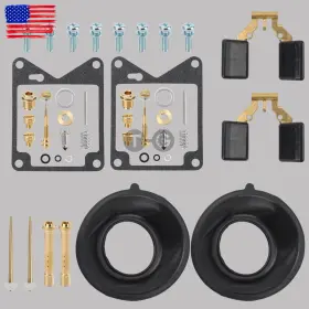 Topgearsltd 710414955130 2x Carburetor Repair Rebuild Diaphragm Kit For 81-83 Yamaha Xv920 Xv 920 Virago