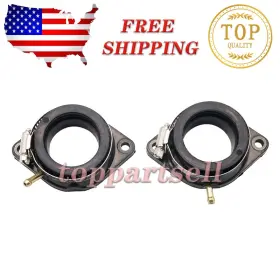 5el-13596-00-00 Toppartsell 669894807869 2 Carburetor Carb Intake Manifold Boots For Yamaha Xvs1100 Vstar