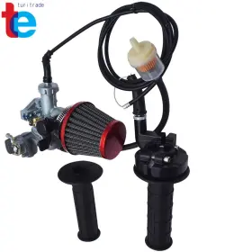 Tr22078 Turitrade Carburetor And Throttle Cable Handle Bar Air Filter For Honda Ct90 Ct110 Carb