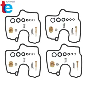 Turitrade Tr37498 4x Carburetor Rebuild Kit For Yamaha Yzf-r1 1998 1999 2000 2001 Carb Rebuid