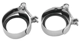 493306 Twin Power Intake Clamps Chrome #493306 Harley Davidson
