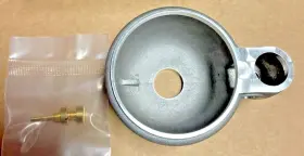 35-0490 V-twin Manufacturing Panhead Knucklehead Ohv Linkert Carburetor Float Bowl With Alloy Finish 1176