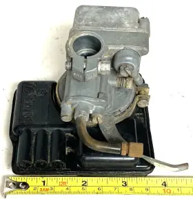 Dgm35718s Vespa Original Piaggio Carburetor 18mm Filter Case Choke Adjustable Clamp Bowl