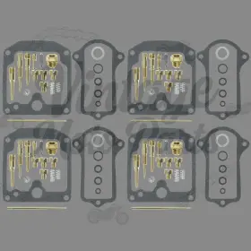 Kz650b-us Vintage-moto-parts K004-4-cl 4pcs Carb Repair Rebuild Kit For 77-80 Kz650 Kz650c Kz650d Stock