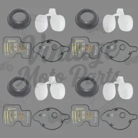 S-65210489po Vintage-moto-parts 4pcs Carb Repair Kit Diaphragm Float For Honda Cbr600f4 1999-2000 Cbr600 F4-us