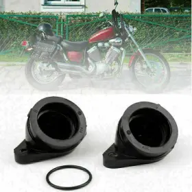 Jkj-22 Vipjq Motorcycle Carburetor Adapter Interface Glue Fit For Yamaha Xv400 Xv535 Virago