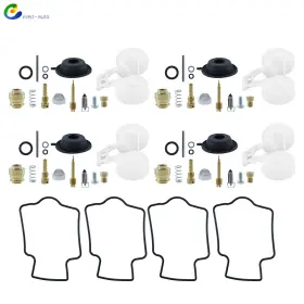 Ea1101470su Wflnhb Fit For Kawasaki Zx6r Zx600 Zzr600 4 Pcs Carburetor Repair Kit Diaphragm Float
