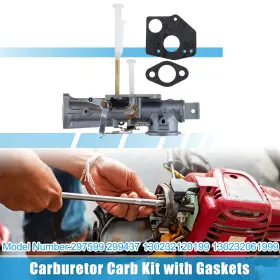 100200 X Autohaux 745060491749 Carburetor Carb Kit With Gaskets For B&s Engine Series 135200 130200