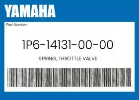 1p6-14131-00-00 Yamaha Genuine Spring Throttle Valve -