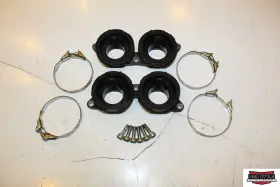 20s-13586-00-00 Yamaha 2013 Fz6r Carb Carburetor Intake Mount Boot Clamp Pair