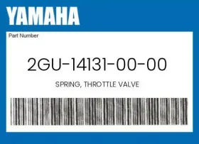 2gu-14131-00-00 Yamaha Genuine Spring Throttle Valve -
