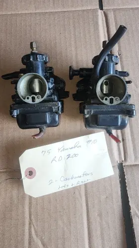 397-14302-63 Yamaha 397-14301-63 1975 Rd200 Carburetors Right And Left Pn #20
