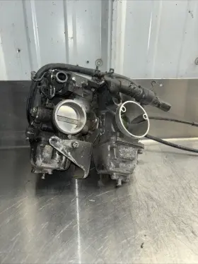 42g-14901-02-00 Yamaha 1984-1985 Virago 1000 Xv1000 Engine Motor Air Intake Carburetor Carb Rack