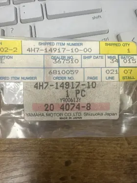 4h7-14917-10 Yamaha New Genuine Jet Needle