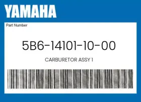 5b6-14101-10-00 Yamaha Genuine Carburetor Assy 1 -