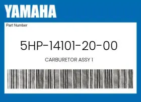 5hp-14101-20-00 Yamaha Genuine Carburetor Assy 1 -