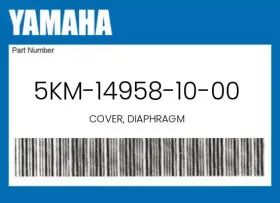 5km-14958-10-00 Yamaha Genuine Cover Diaphragm -