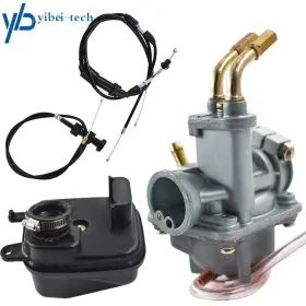 Om27468oc Yibei-tech For Yamaha Y Zinger Pw 50 Pw50 Carburetor Carb Air Filter And Throttle Choke Cable