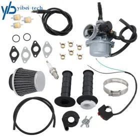 Yi252875t Yibei-tech Carburetor Air Filter Throttle Handle Grips Cable For 50cc 70cc 90cc 110cc 125cc