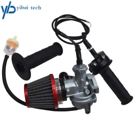 Yi77273t Yibei-tech Carburetor Twist Handle Bar And Throttle Cable Air Filter For Honda Ct90 1971-1979