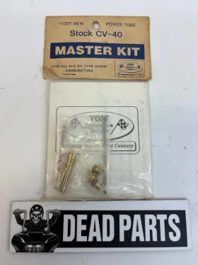 35-9214 Yost Performance Harley Power Tube Kit Cv 40mm Carb Nip V-twin