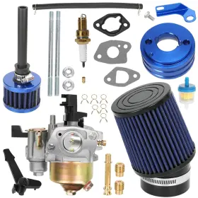 Gr-kl-41-blue Yoxufa Blue Upgrade Carburetor Air Filter Adapter Jet Kit For 212cc Gx200 Ct200u Kt196