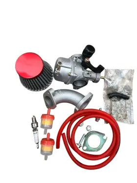 Yo-hyq06-pz22-r Yoxufa Pz22 22mm Carburetor Air Filter Kit For 110cc 125cc Crf50 Ssr Pit Dirt Bike Atv