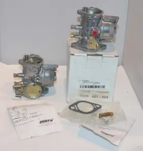 14130 Zenith Fuel Systems 13859/14130 38mm Bendix Carburetors With Main Jet Adjustment Harley Lot Of 2