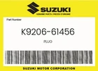 Suzuki Genuine Plug K9206-61456 New. Price: $6.97.