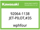 Kawasaki Oem Part 92064-1138 JET-PILOT,#35 New. Price: $15.85.