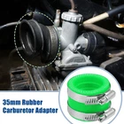 35MM Id Green Carburetor Adapter Inlet Intake Pipe Boot Interface With Clamps New. Price: $14.24.