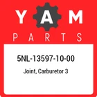5NL-13597-10-00 Yamaha Joint, Carburetor 5NL135971000, New Genuine Oem Part. Price: $28.43.