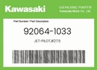 Kawasaki Genuine JET-PILOT,#27.5 92064-1033 New. Price: $16.14.
