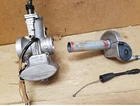 Yamaha Mikuni Carburetor TM38-27 Flat Slide Gasser Throttle Cable Boyesen Used. Price: $155.00.